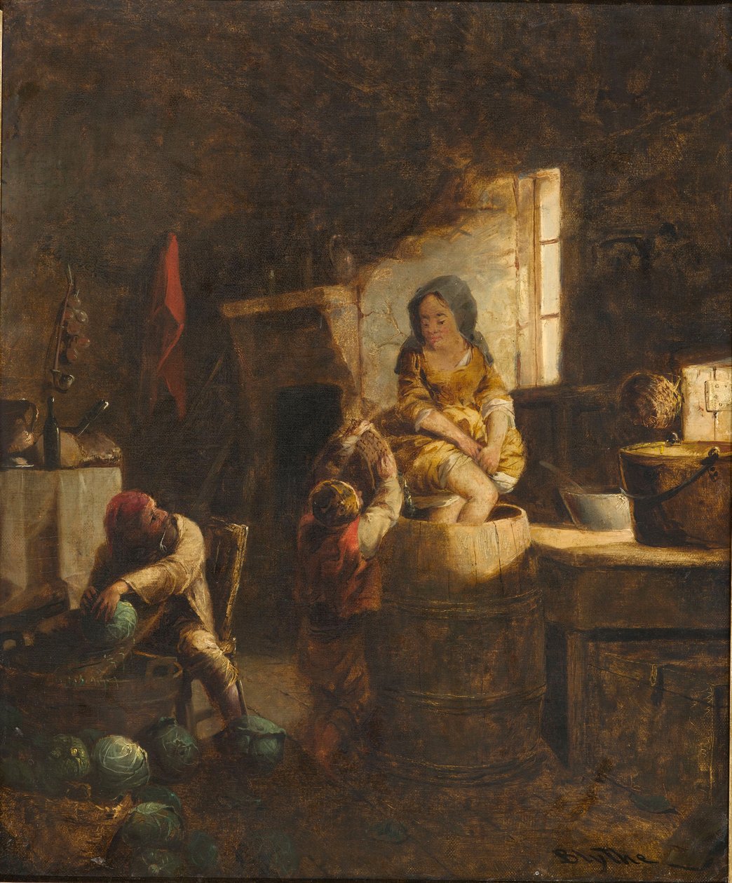 Kraut Making, c.1859 by David Gilmour Blythe