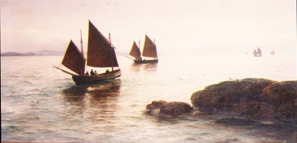 Fishing off the Coast of Penzance by David James