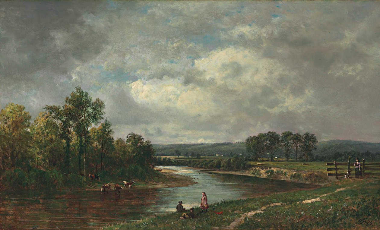 Connecticut River at South Lancaster, New Hampshire by David Johnson