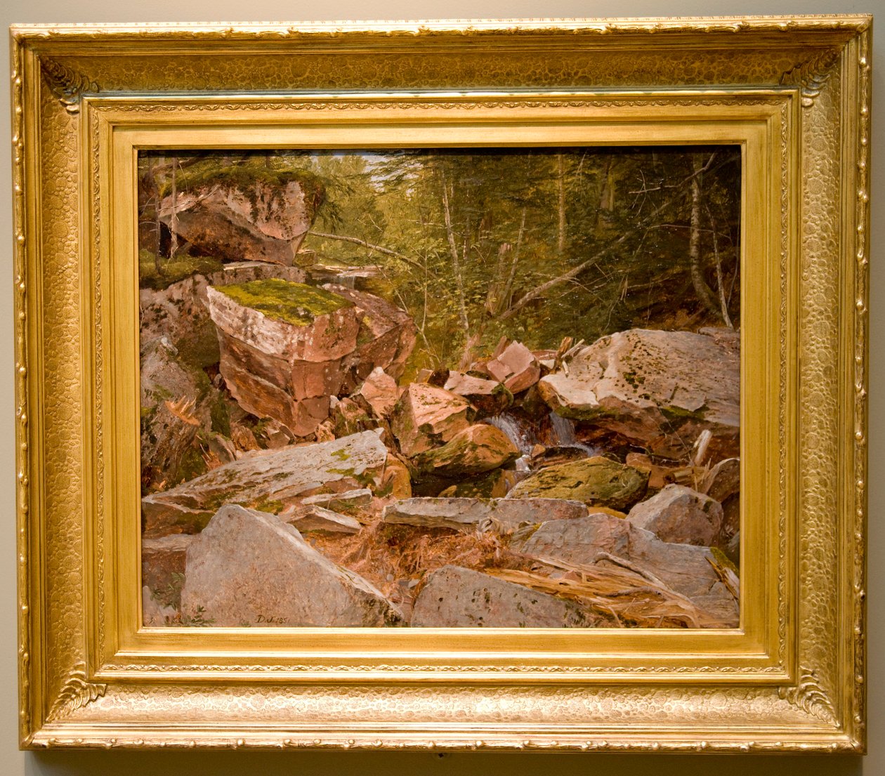 Study, North Conway, New Hampshire, 1851 by David Johnson