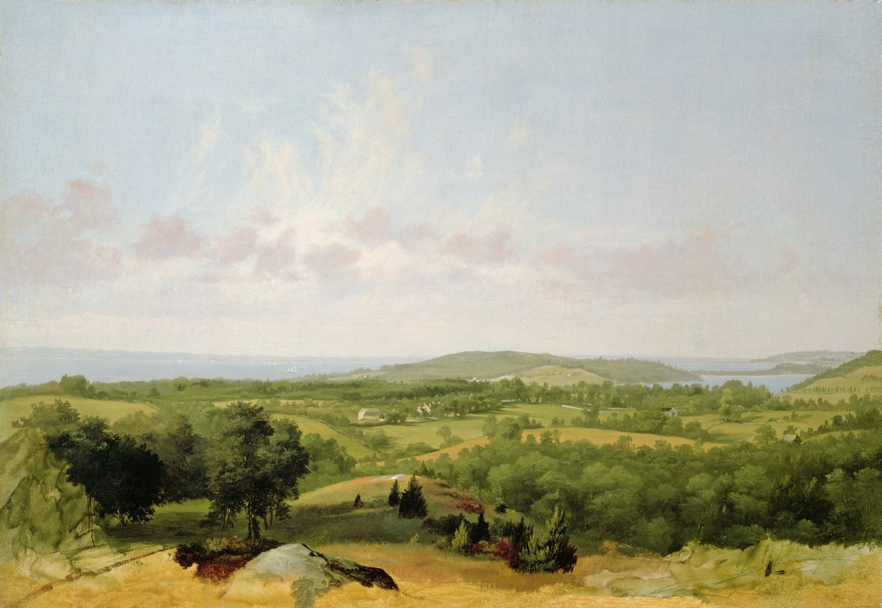 View of Narragansett Bay, Near Warwick, Rhode Island by David Johnson