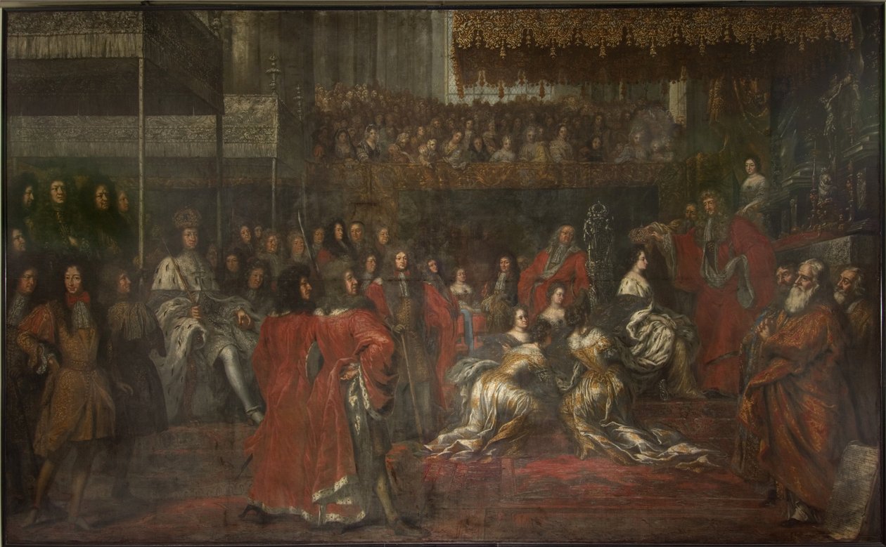 Coronation of Queen Ulrika Eleonora the Elder (1656-1693) by David Klöcker Ehrenstrahl