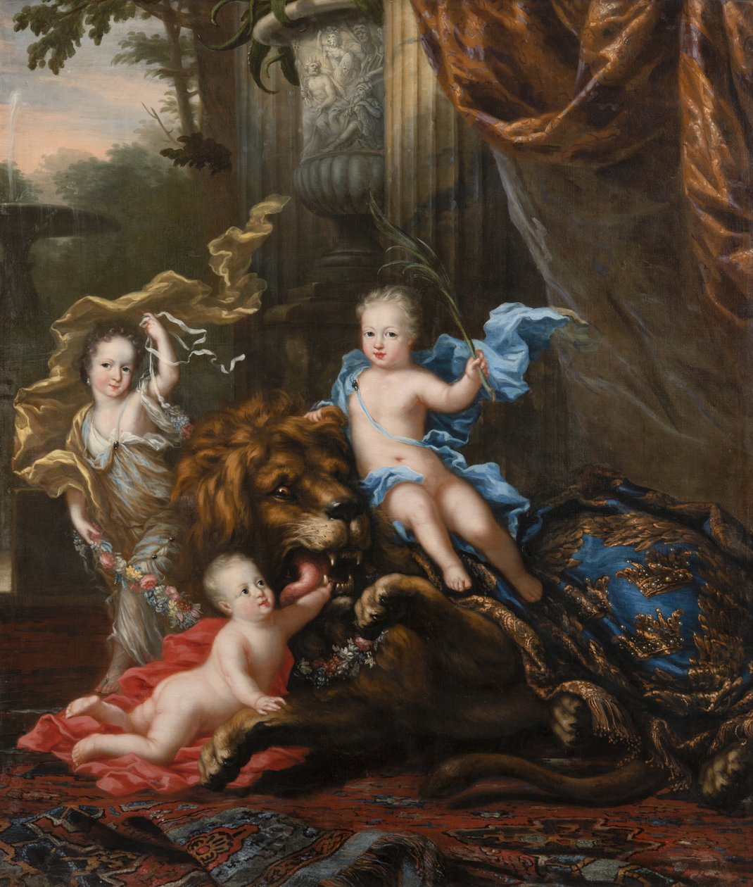 Hedvig Sofia and Gustav, Princes and Princess of Sweden, 1684 by David Klöcker Ehrenstrahl