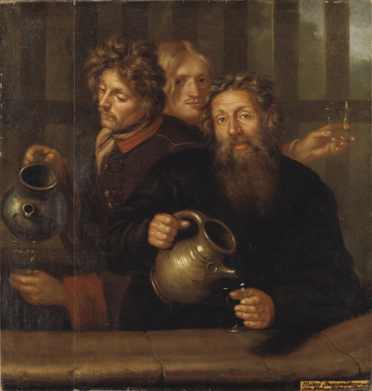 The Spa Master at Medevi and his Sons, 1686 by David Klöcker Ehrenstrahl