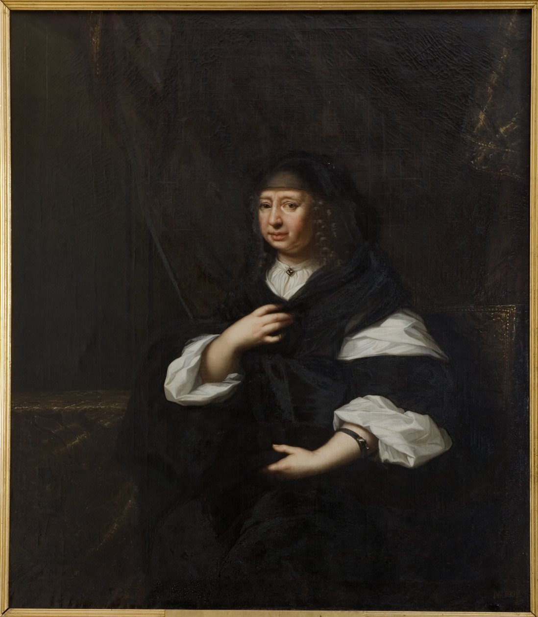 Portrait of Princess Marie Elisabeth of Saxony, Duchess of Holstein-Gottorp by David Klöcker Ehrenstrahl