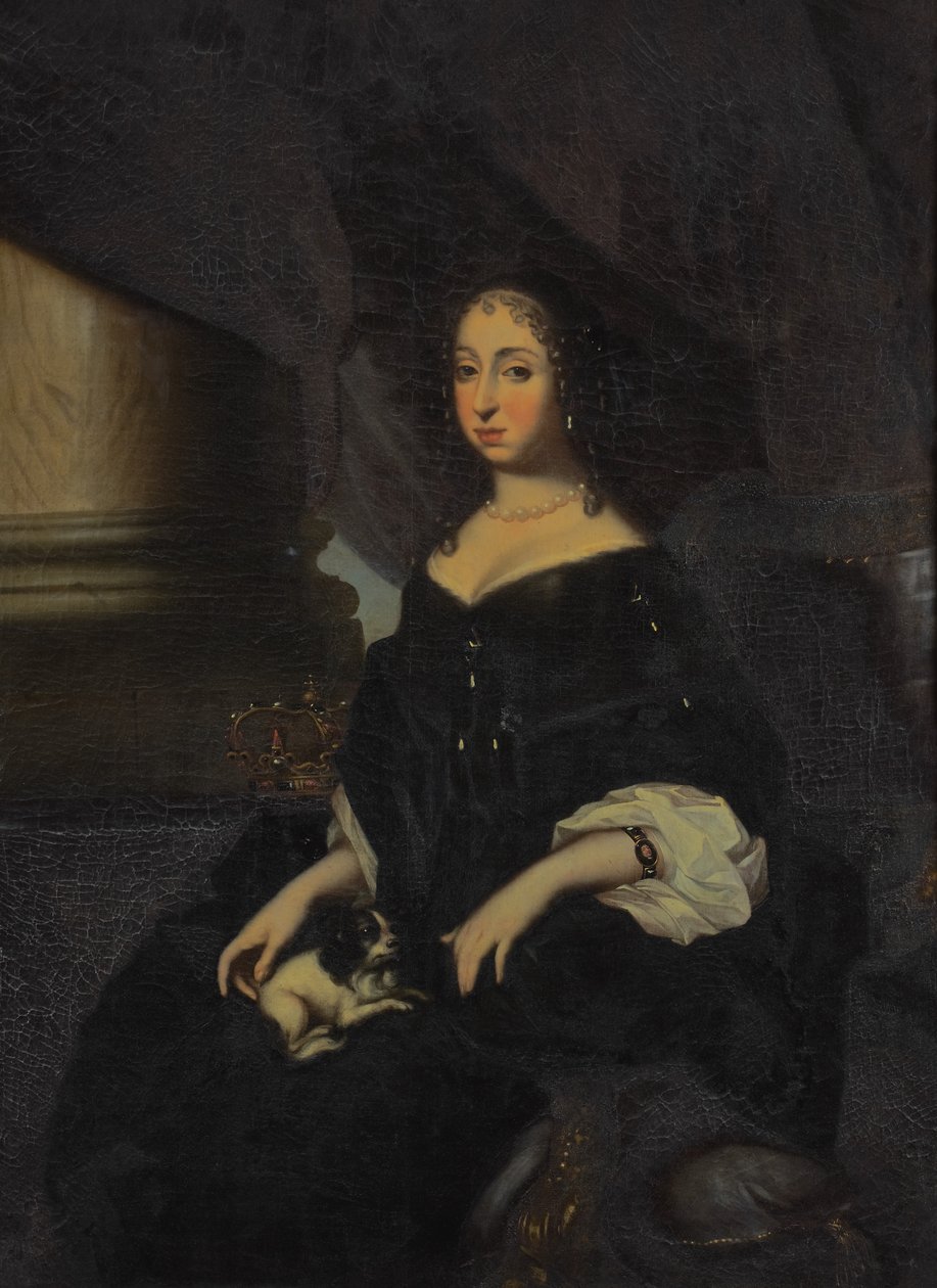 Portrait of Hedvig Eleonora of Holstein-Gottorp (1636-1715) by David Klöcker Ehrenstrahl