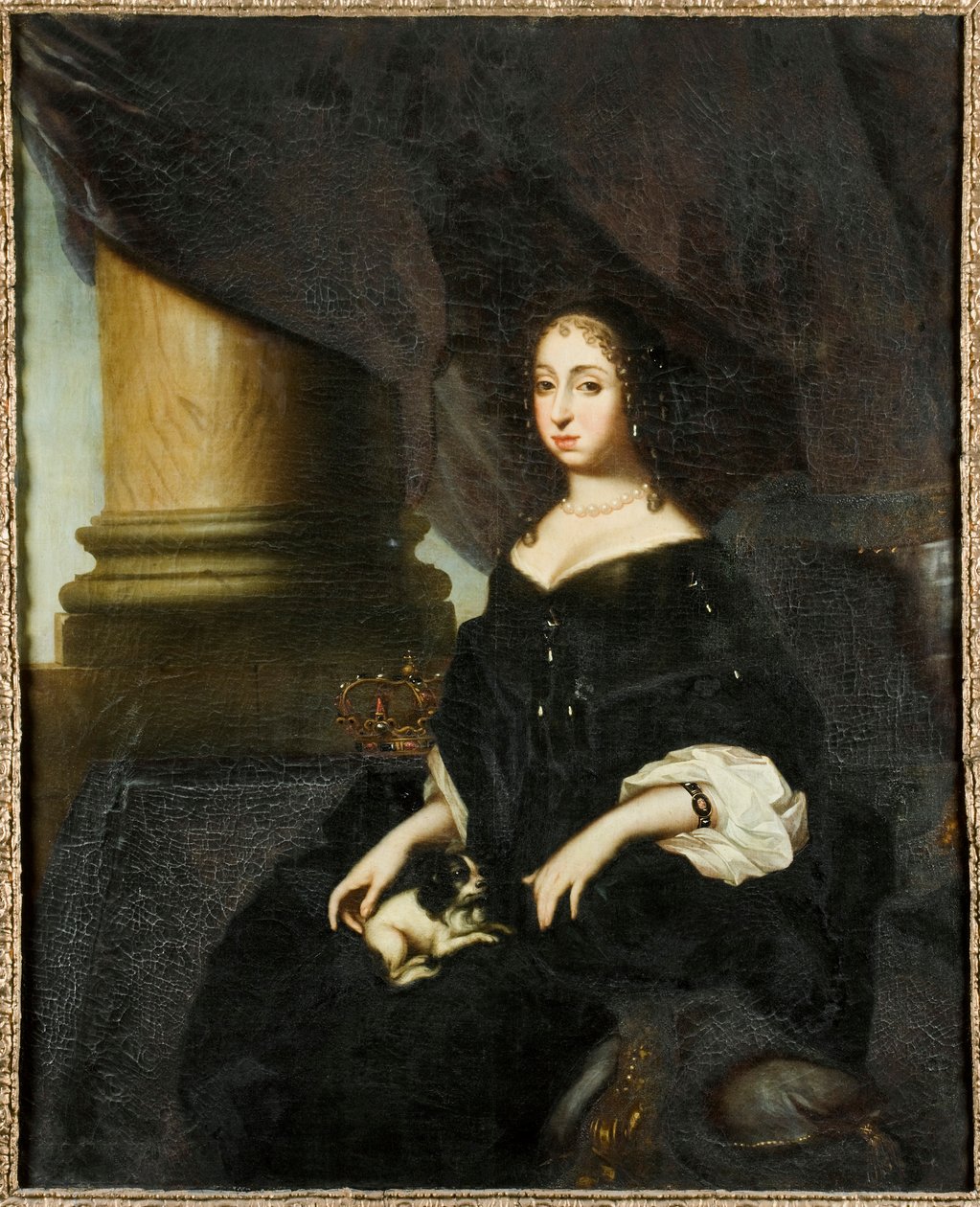 Portrait of Hedvig Eleonora of Holstein-Gottorp, Queen of Sweden, c. 1670 by David Klöcker Ehrenstrahl