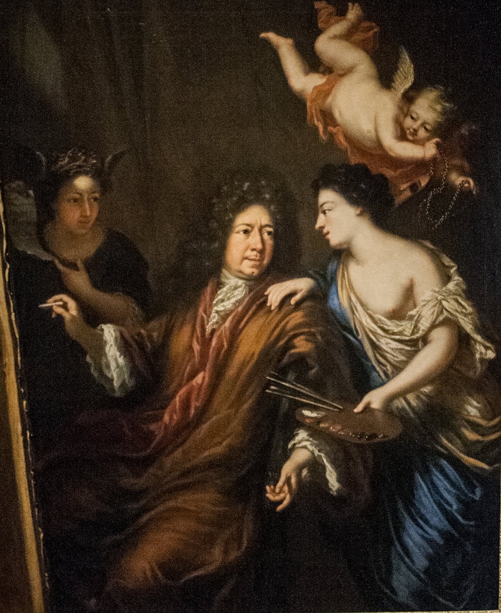 Selfportrait with Allegories by David Klöcker Ehrenstrahl