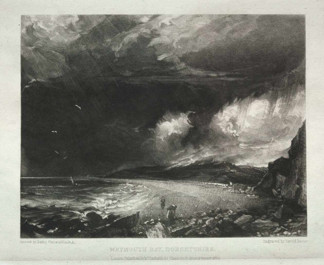Various Subjects of Landscape, Characteristic of English Scenery...Weymouth Bay, Dorsetshire by David Lucas