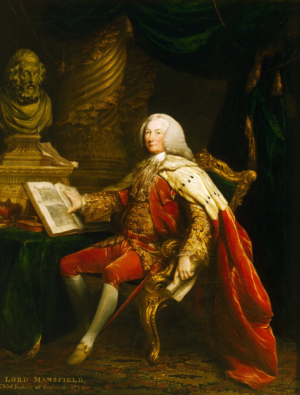 Portrait of William Murray, 1st Earl of Mansfield by David Martin