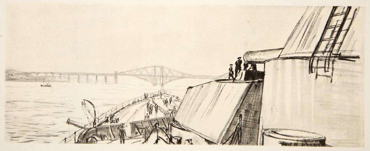 On a Battleship: In the Forth, Illustration from 