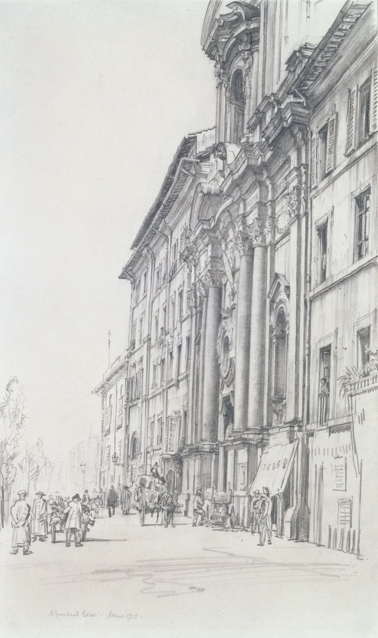 Rome by David Muirhead Bone: High-quality fine art print