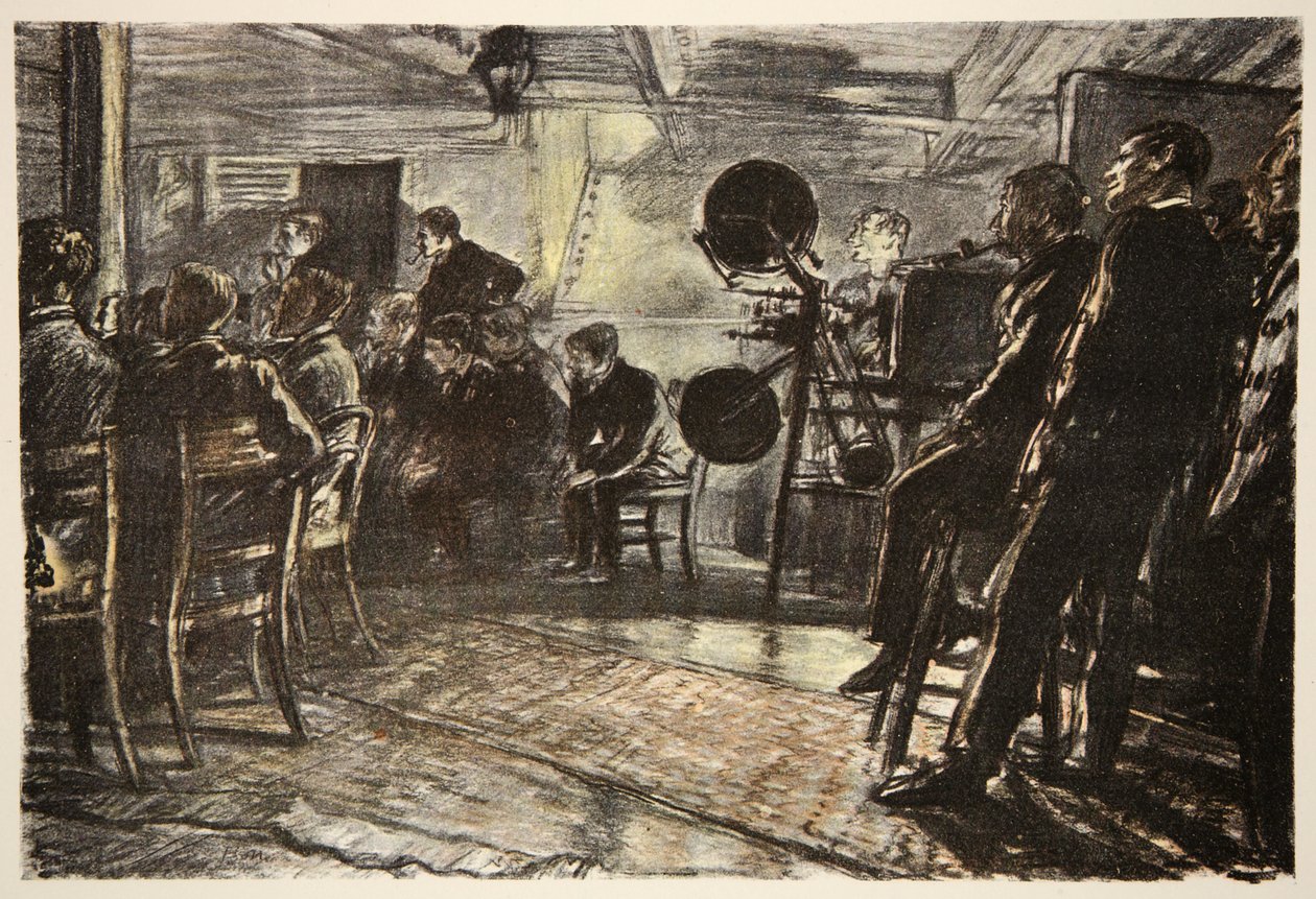 The Cinema on a Battleship by David Muirhead Bone