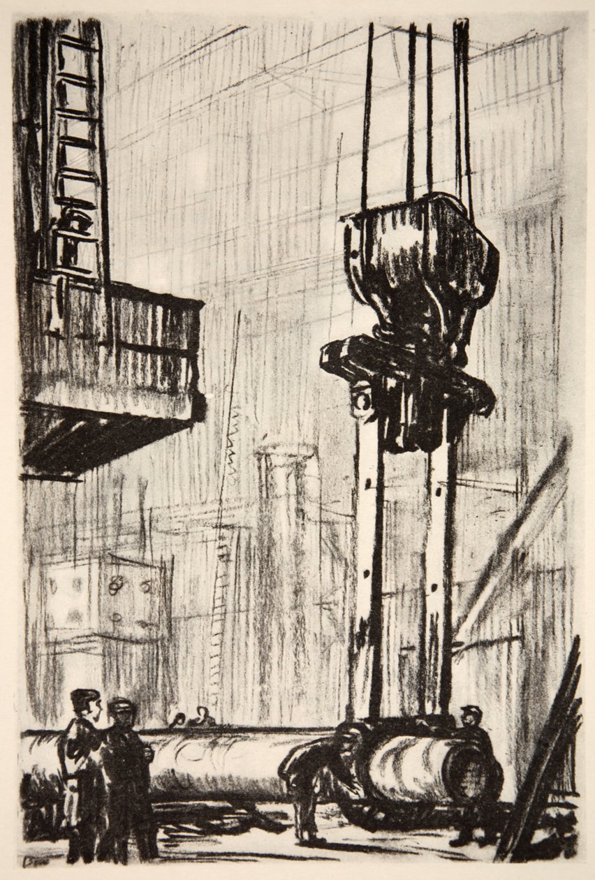 The Gun Pit: The Great Clutches of the Crane, Illustration from 