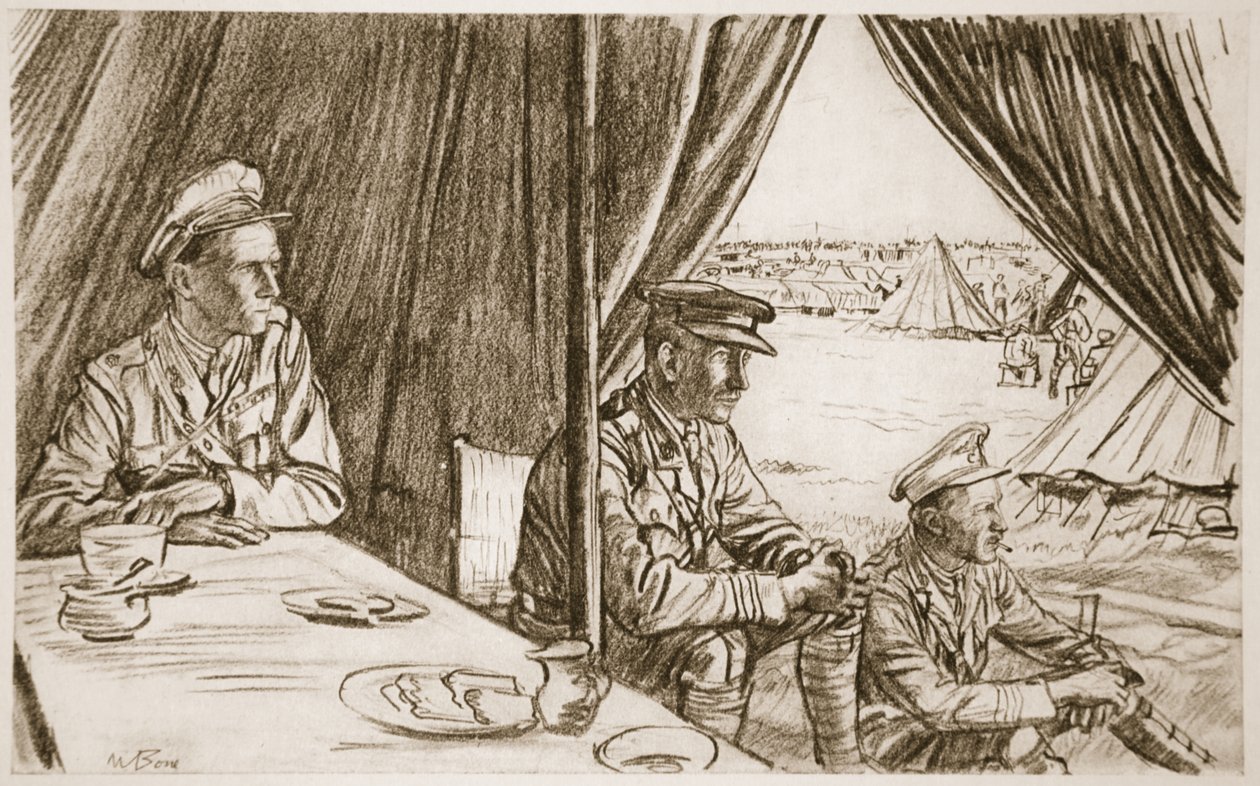Waiting for the Wounded, Illustration from 