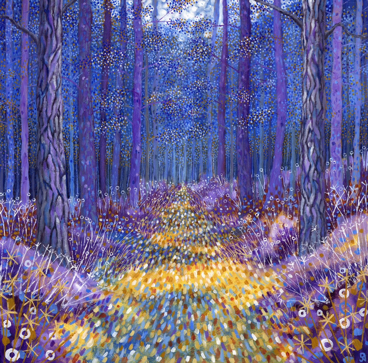 Blue Forest 2, 2012 by David Newton