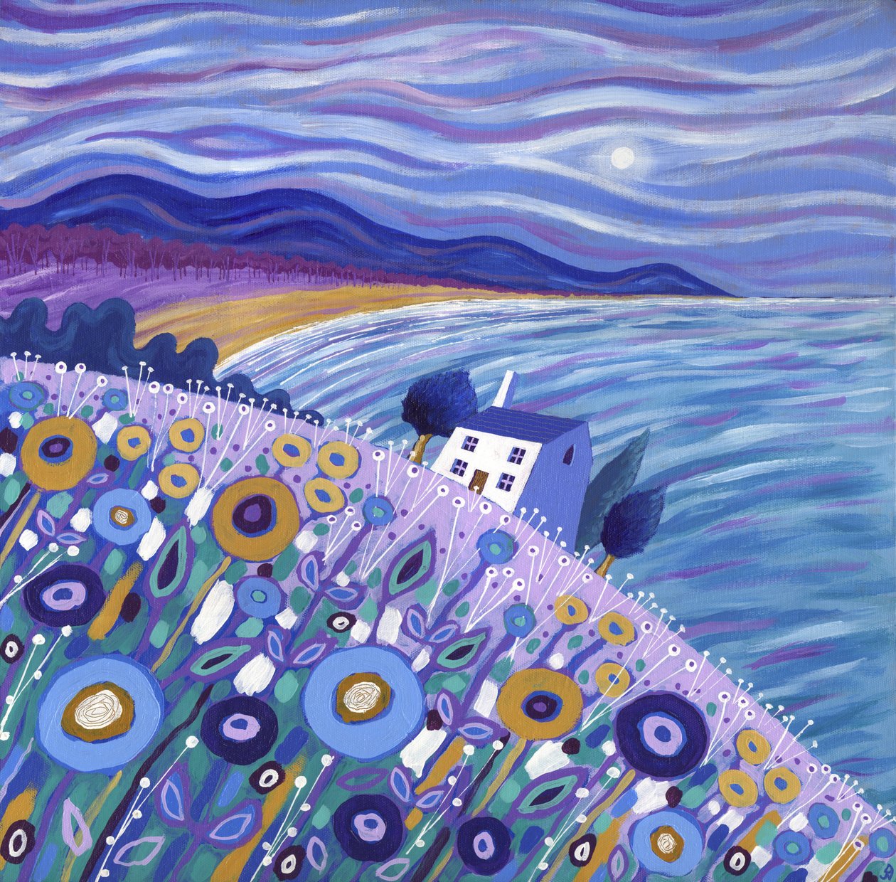 Clifftop Cottage, 2013 by David Newton