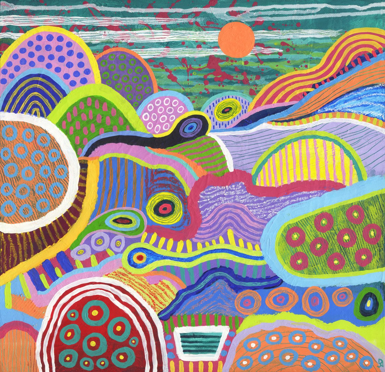 Floating World Valley, 2021 by David Newton