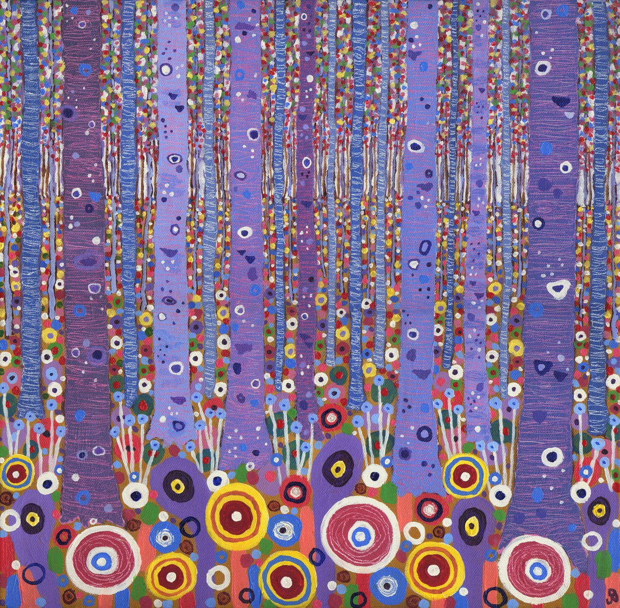 Purple Forest 1, 2012 by David Newton