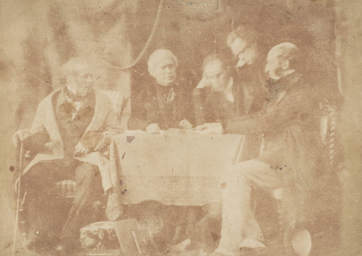 Sir David Brewster, Earle Monteith, Dr. Welsh & Two Others by Hill and Adamson