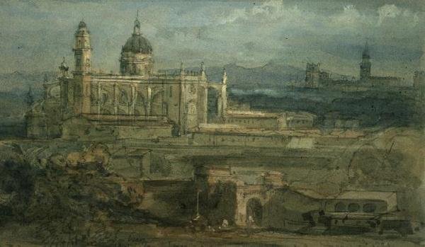 Entrance to Herez, Spain by David Roberts
