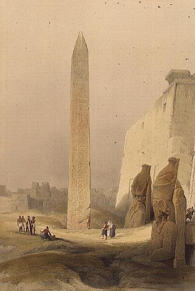 Obelisk at Luxor, from 