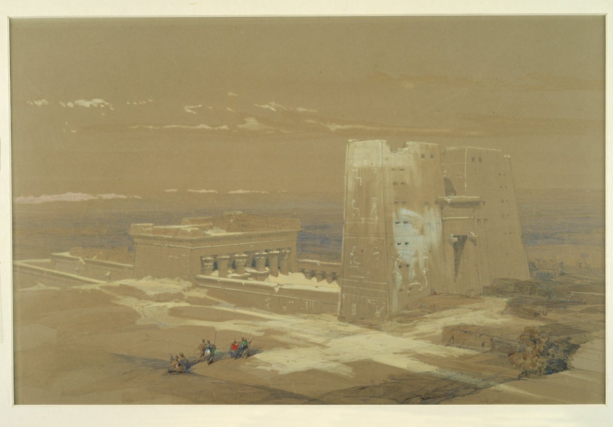 The Temple at Edfu by David Roberts