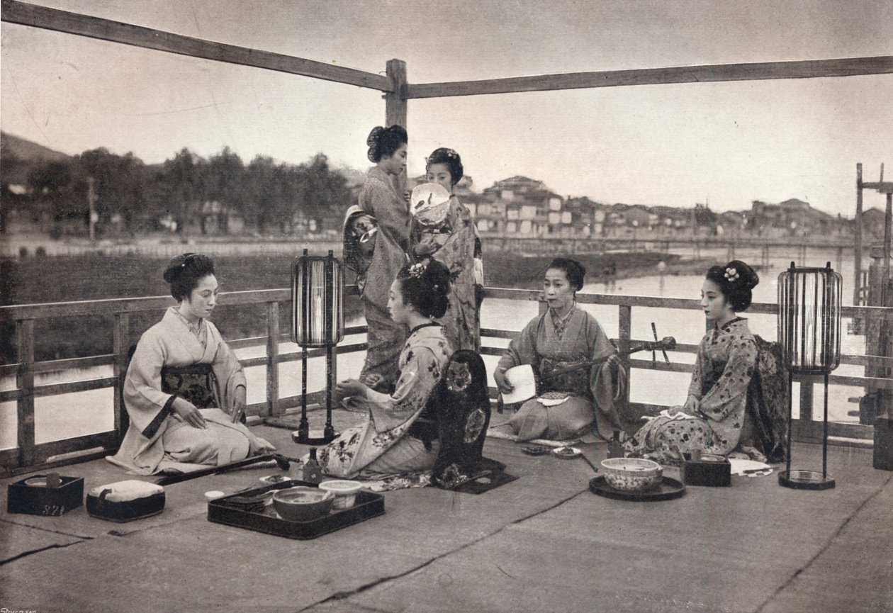 A Japanese Meal by David Stevenson and Co