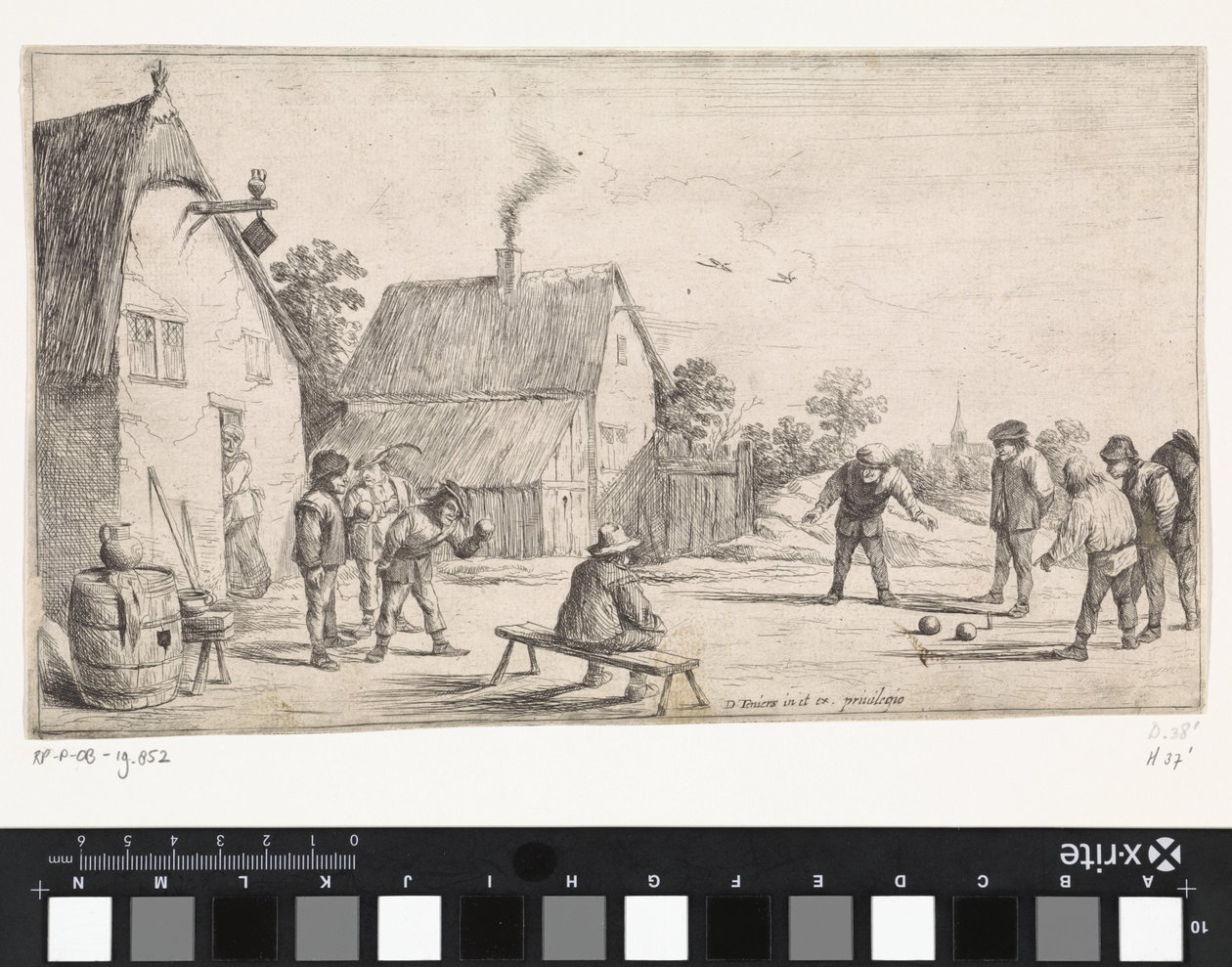 Peasants Playing Boules by David Teniers (II)