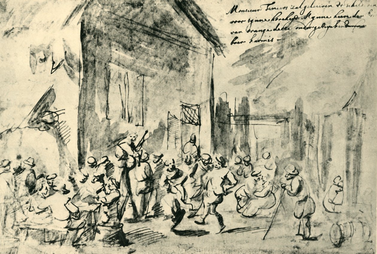 Country Dance, Mid-Late 17th Century, 1943 by David Teniers the Younger