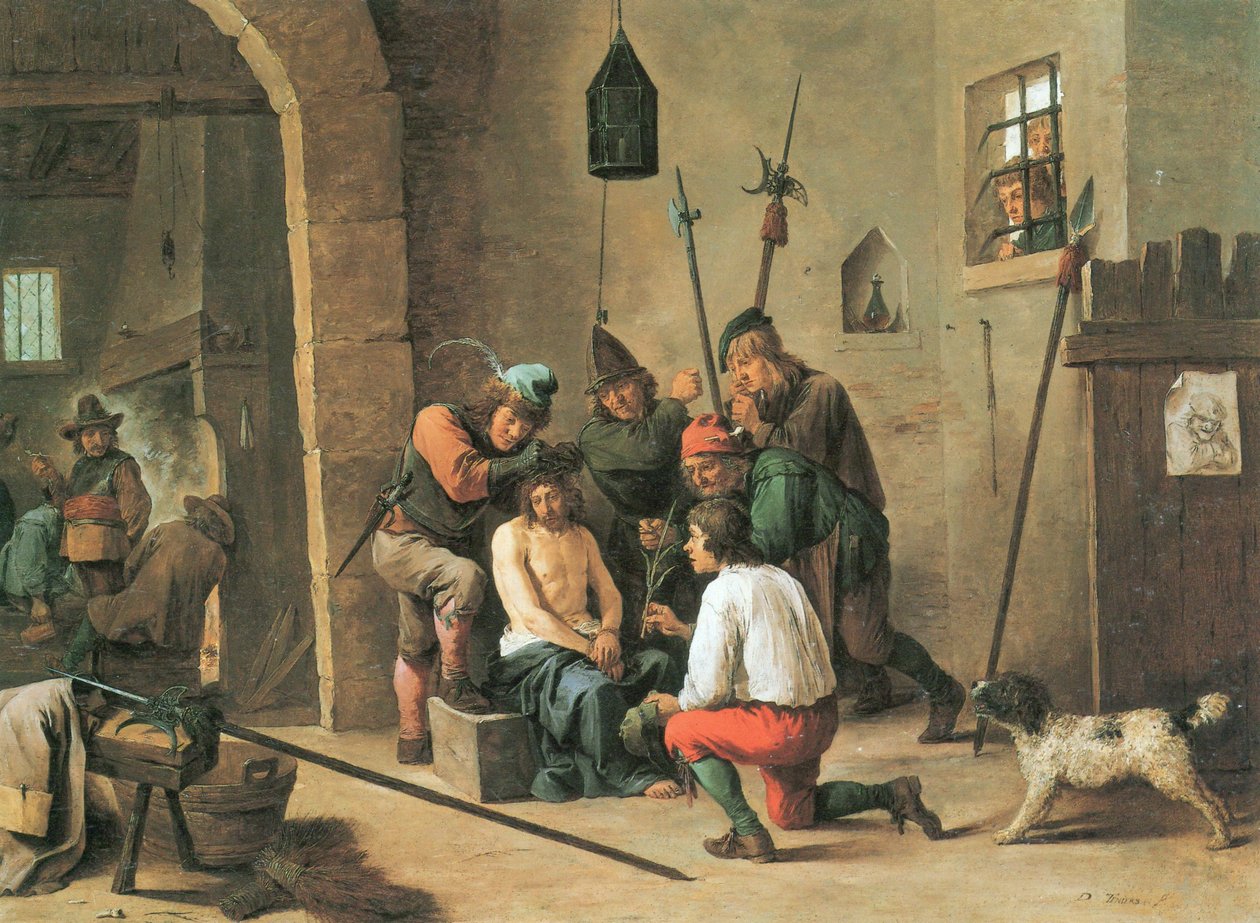The Crowning with Thorns by David Teniers the Younger