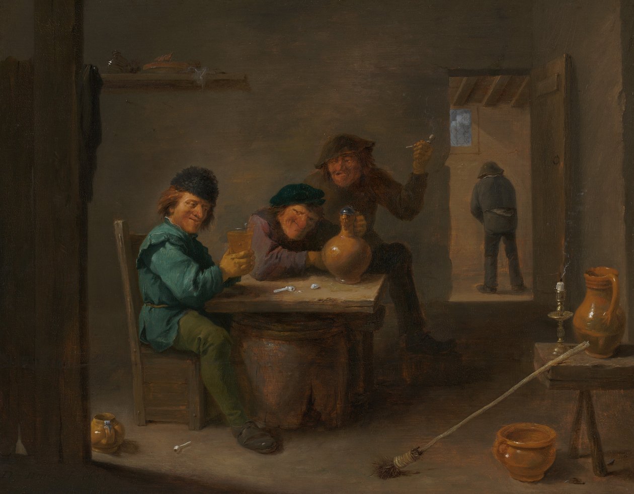 Peasants in a Tavern by David Teniers the Younger