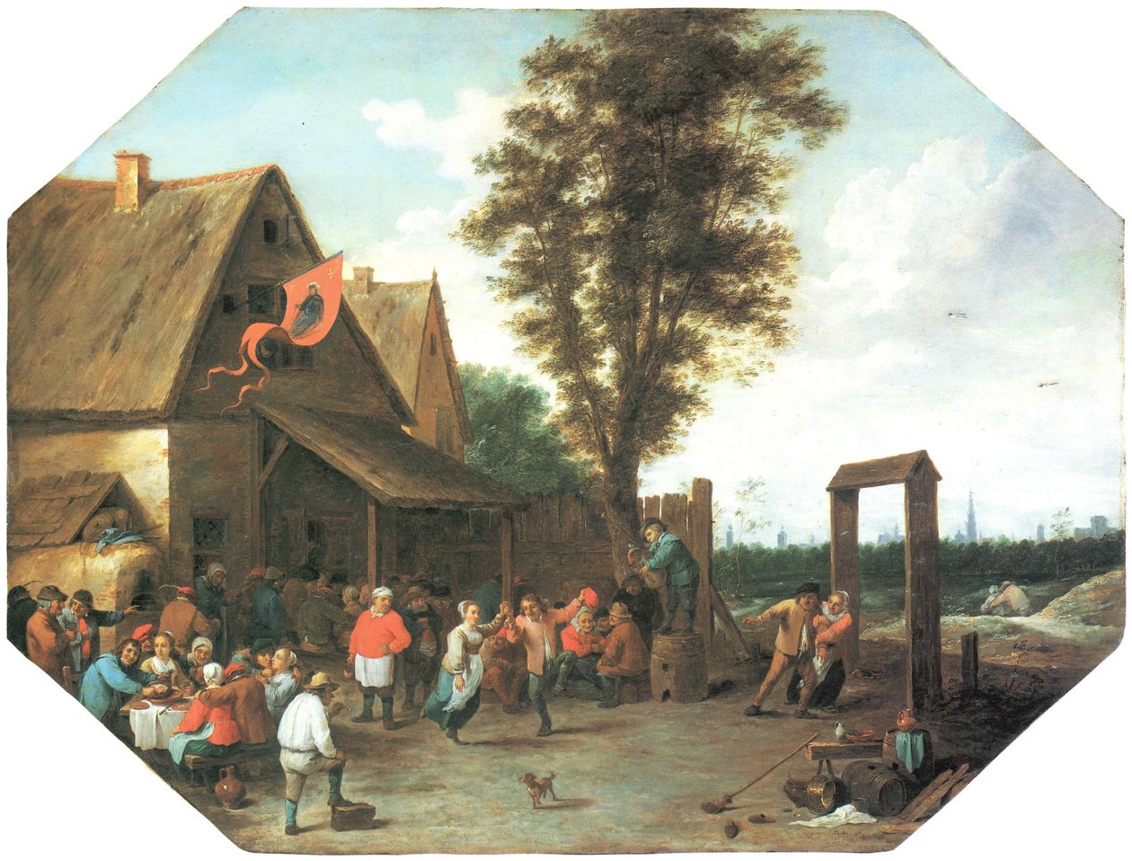 st-george-day-village-festival-by-david-teniers-the-younger