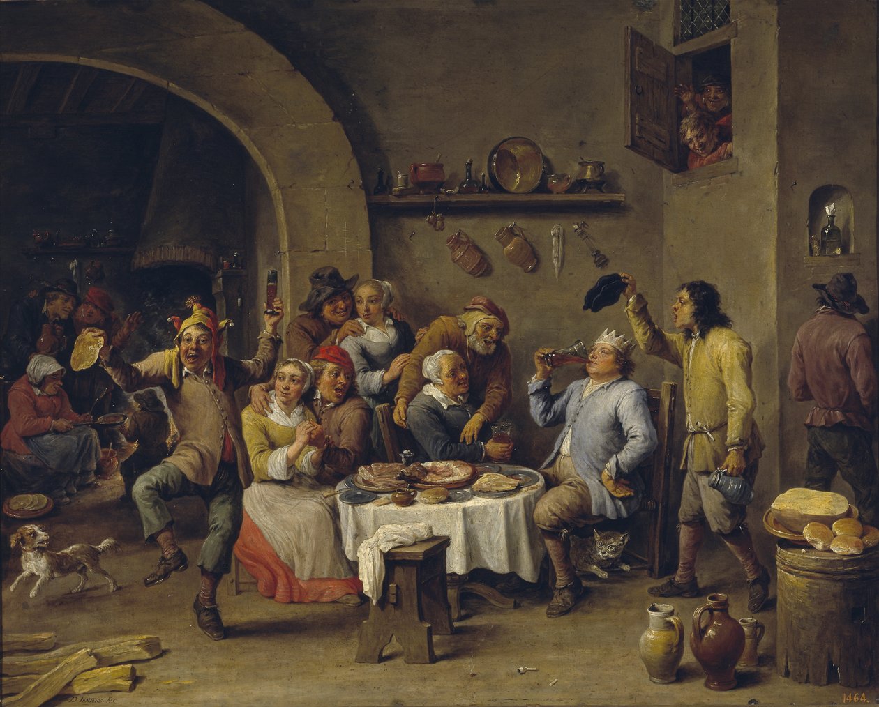 The Bean King by David Teniers the Younger