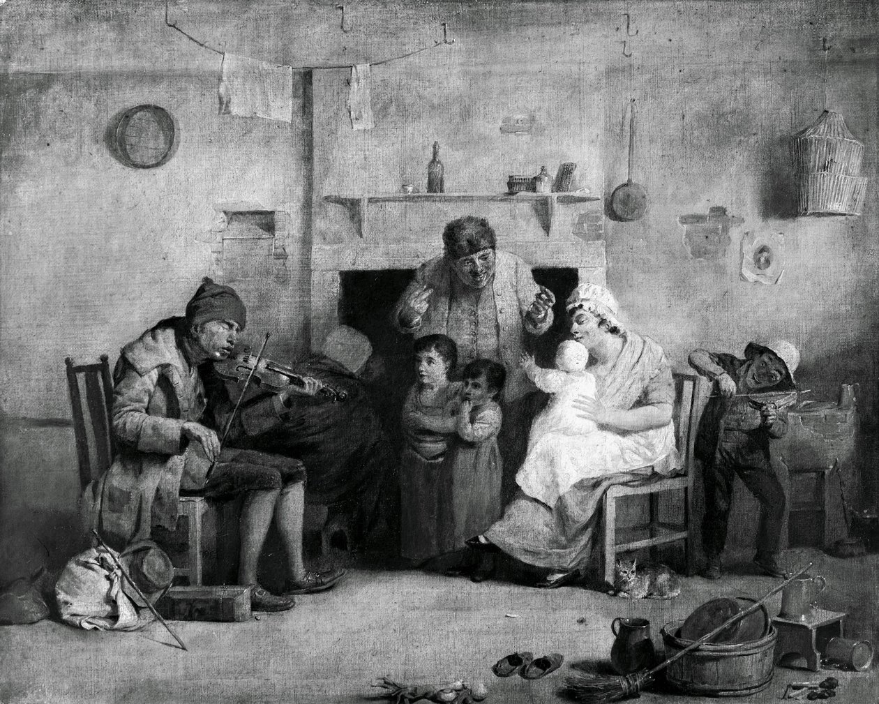 The Blind Fiddler by David Wilkie