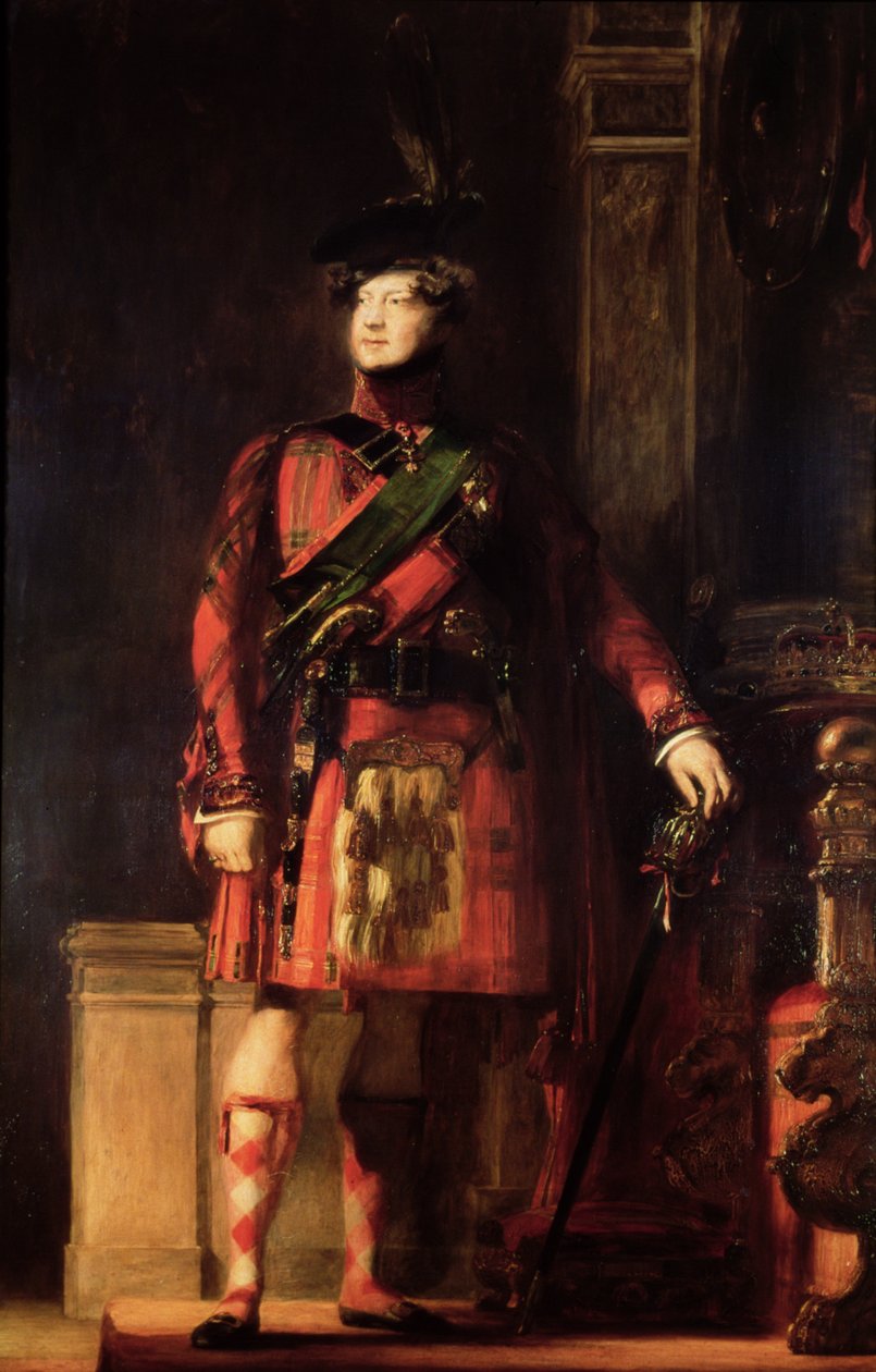 George IV in Highland Dress by David Wilkie