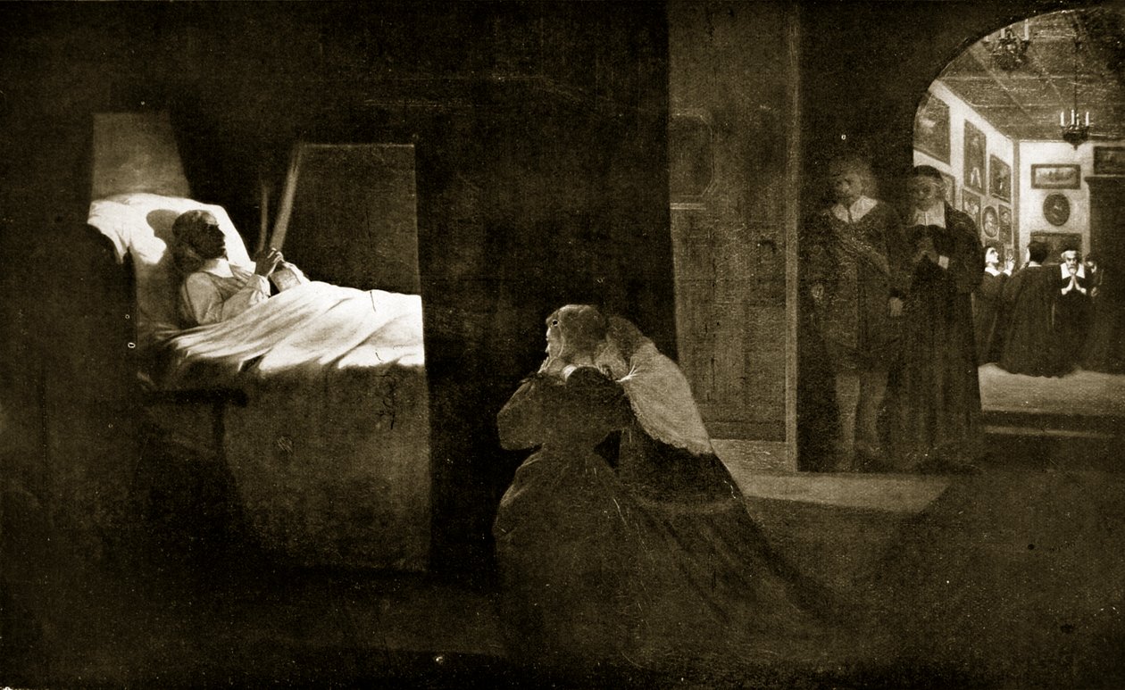 The Death of Cromwell, 1658, Illustration from 