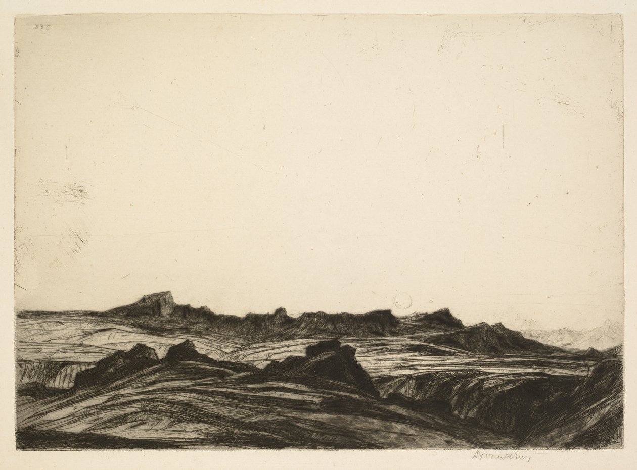 Arran Peaks by David Young Cameron