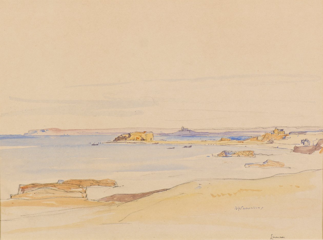 Lunan Bay by David Young Cameron