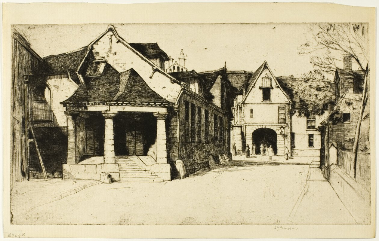 Old Museum, Beauvais by David Young Cameron