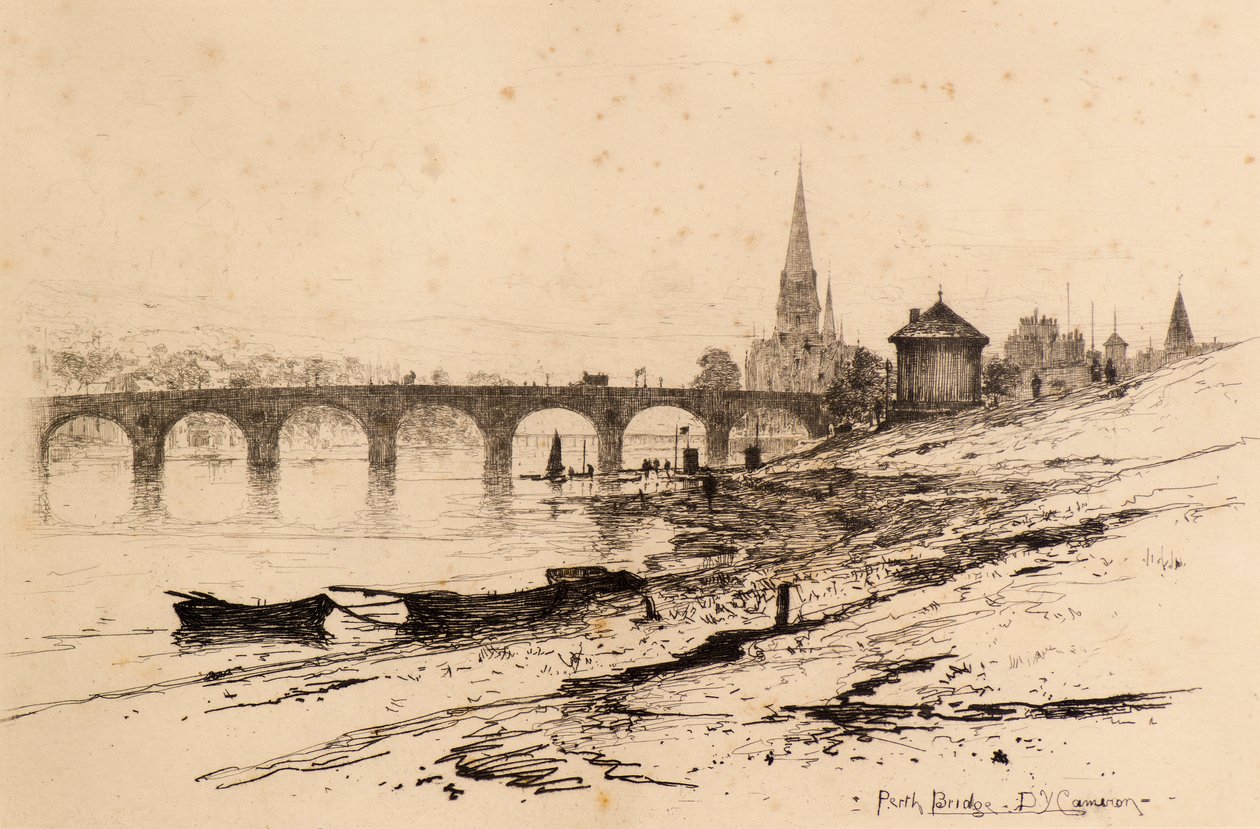 Perth Bridge by David Young Cameron