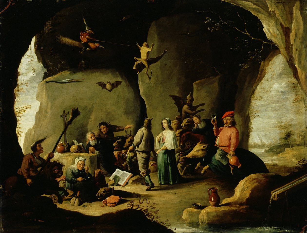 Temptation of St. Anthony by David the Younger (attr. to) Teniers