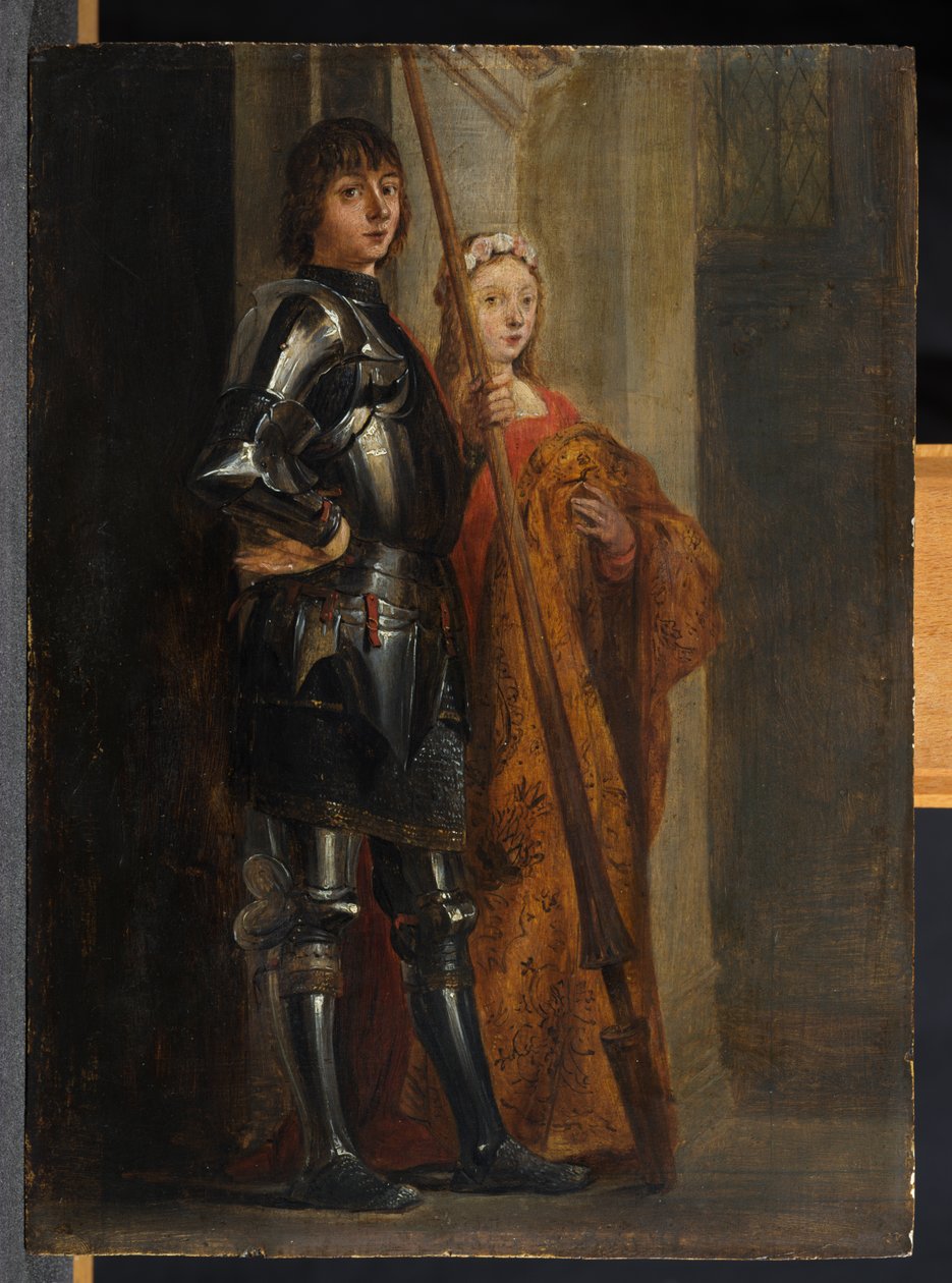 Saints George and Cecilia (after Antonello da Messina) by David Teniers the Younger