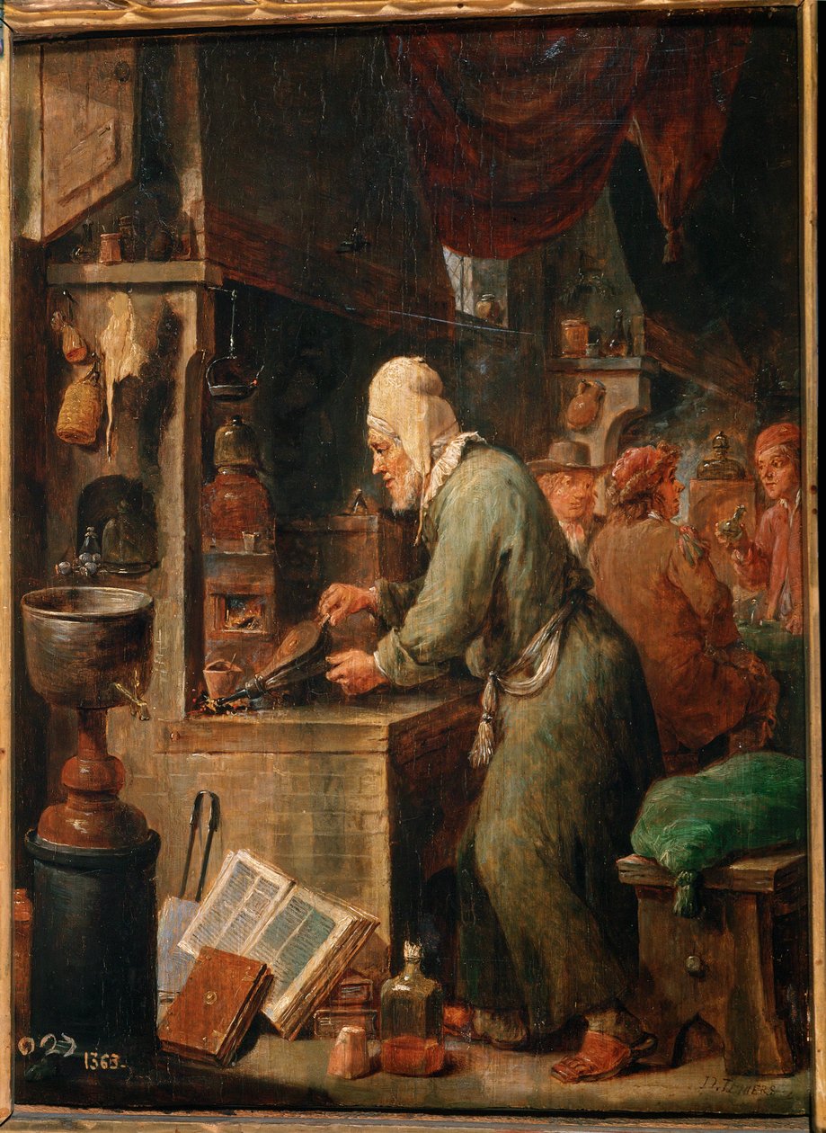 The Alchemist by David the Younger Teniers