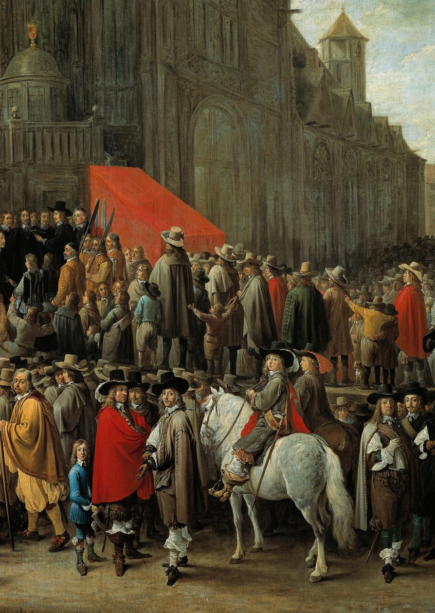 The Game of Papegai in Brussels in 1652 (detail) by David Teniers the Younger
