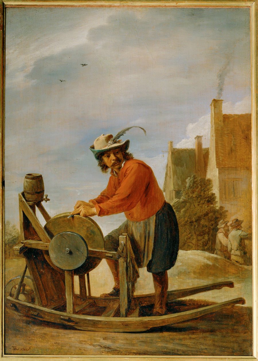 The Knife-Grinder by David the Younger Teniers