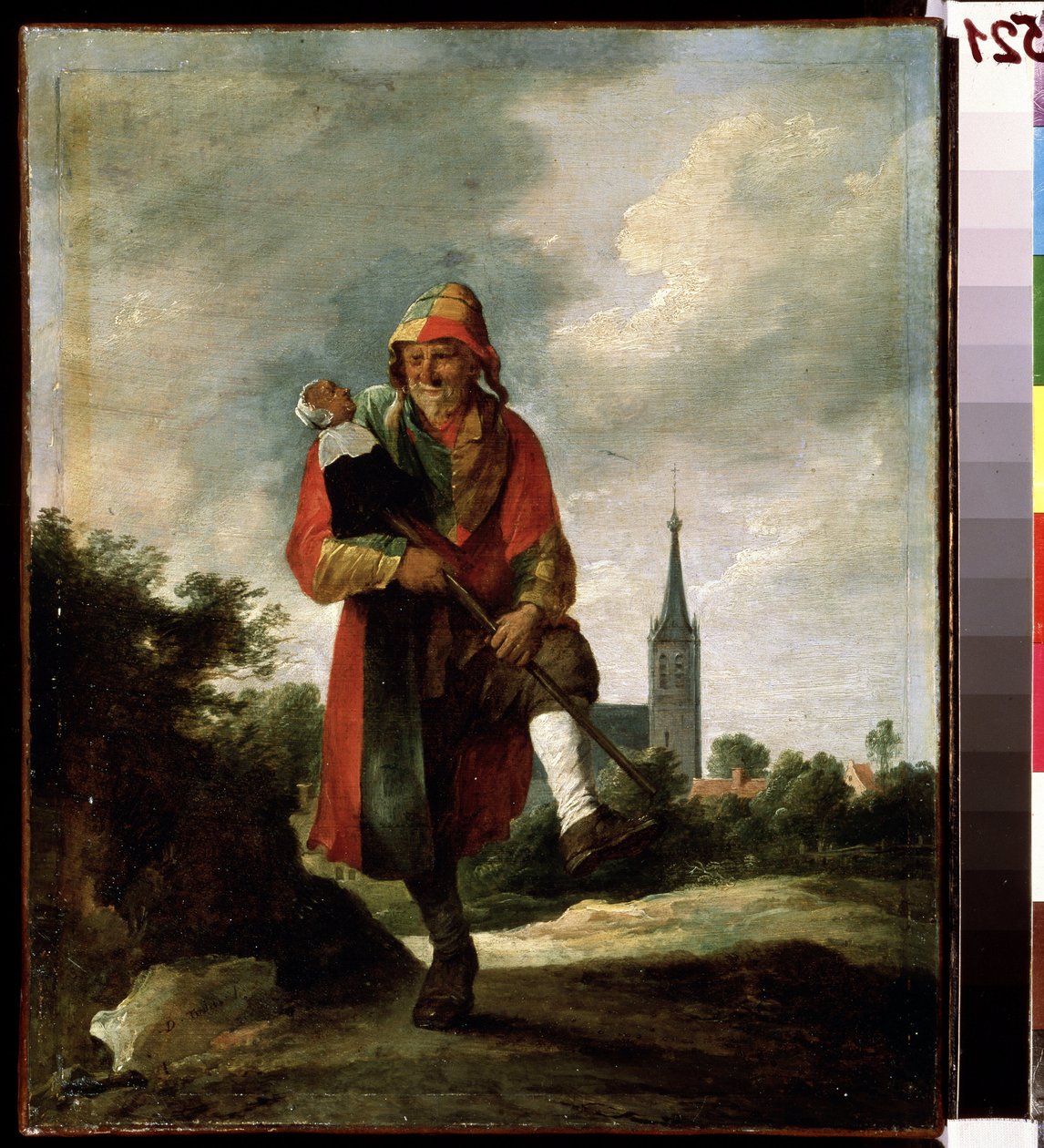 A fool by David Teniers the Younger