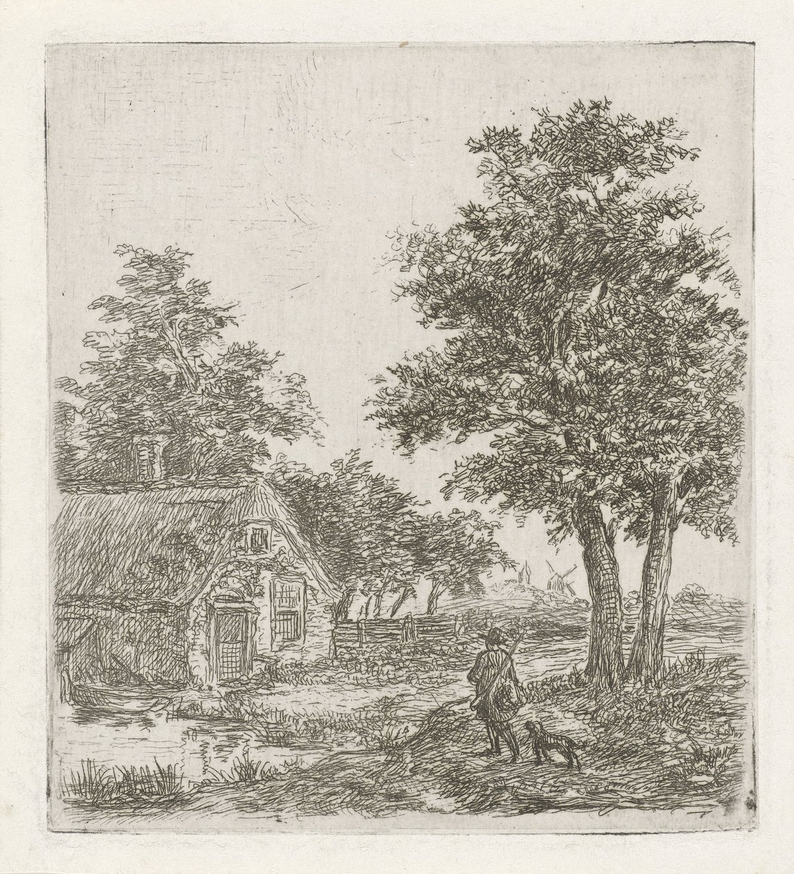 Hunter in a Landscape by David van der Kellen