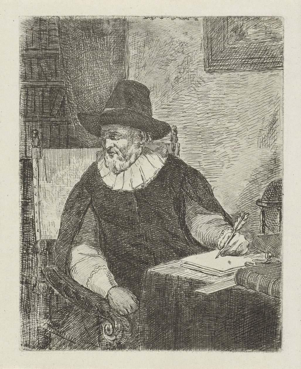 Man in a Study Room by David van der Kellen