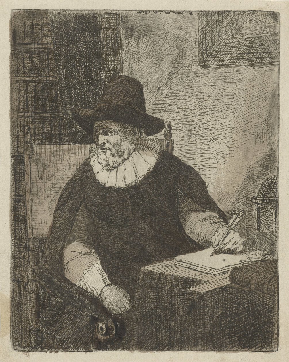 Man in a Study Room by David van der Kellen